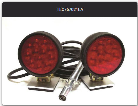 WIRED TOW LIGHTS PN: 767021