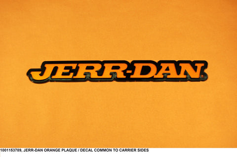 Orange Plaque / Decal Common To Carrier Sides