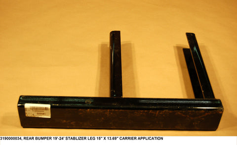 Rear Bumper 19'-24' Stablizer Leg 15" X 13.69" Carrier Application