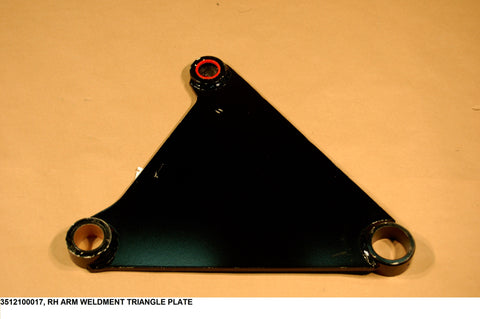 Rh Arm Weldment Traingle Plate