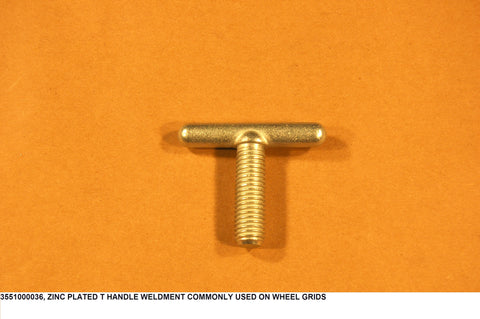 Zinc Plated T Handle Weldment