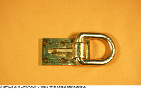 Anchor "D" Rings For Hpl Steel Wrecker Deck