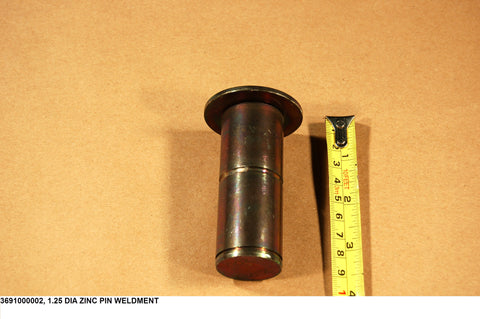 1.25 Dia Zinc Pin Weldment