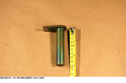 .75" Pin Weldment 3.62" Long
