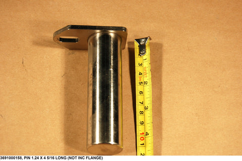 Pin 1.24 X 4-5/16 Long (Not Incl Flange)