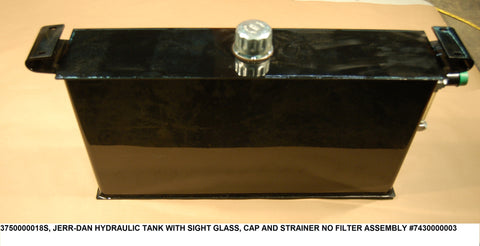 Hydraulic Tank With Sight Glass, Cap And Strainer No Filter Assembly
