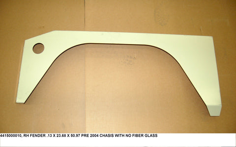 Rh Fender .13 x 23.68 X 50.97"