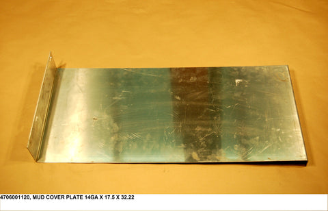 Mudcover Plate 14ga X 17.5 X 32.22