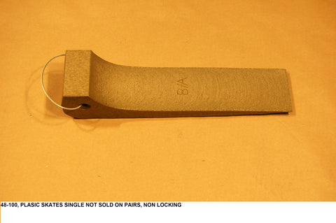 Plastic Skates Single, Not In Pairs, Non Locking