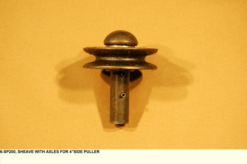 Sheave W/Axles For 4" Side Puller