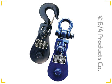 15 TON SNATCH BLOCK WITH SWIVEL HOOK 3/4"-7/8" WIRE ROPE PN: 6i-15T10