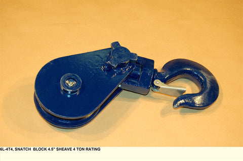 Snatch Block 4.5" Sheave 4 Ton Rating