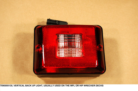 Vertical Back Up Light