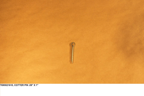 Pin Cotter .09" X 1.0" PN: 7690021610