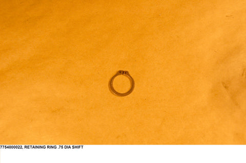 Retaining Ring - .75"dia Shaft