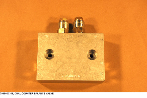 Dual Counter Balance Valve