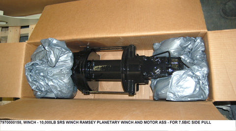 10,000 lb Srs Winch Ramsey Planetary Winch And Motor Assembly