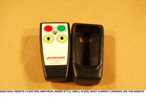 Remote 2 Function, Miratron, Newer Style, Small In Size, Most Current Carriers Use This Remote