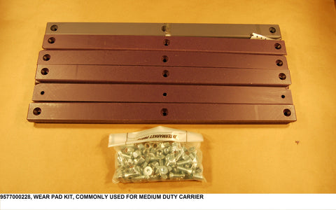 Wear Pad Kit, Commonly Used For Medium Duty Carrer