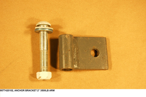 Anchor Bracket Kit 2" 3,500 lb Arm