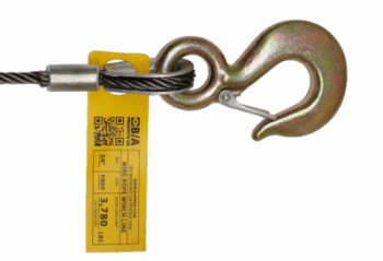 3/8" X 50 Feet Steel Core Non-Swivel W/ Alloy Hook 4-38SC50