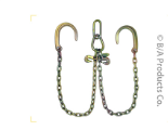 BA PRODUCTS 5/16" LOW PRO V CHAIN W/8" "J" HOOK S, 24" LEGS GRADE 70 PN: LP11-8D