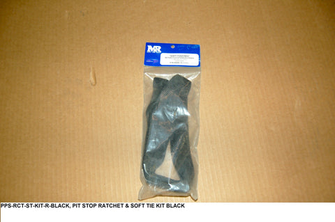 Pit Stop Ratchet & Soft Tie Kit Black