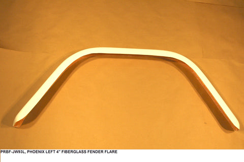 Left 4" Fiberglass Fender Flare