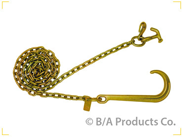 BA PRODUCTS SOLD IN PAIRS, 15" J-HOOKS W/ GRAB, HAMMERHEAD T, J COMBO HOOKS 10' CHAIN PN: Z11-6H