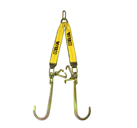 LP11-8CLTJ   LO-PROFILE V STRAP WITH 15" J HOOKS, 24" LEGS  PN: LP11-8CLTJ