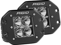 RIGID INDUSTRIES 212113 D-SERIES PRO, 3 INCH, FLOOD BEAM, FLUSH MOUNT, LED LIGHT, PAIR UNIVERSAL, 2 PACK