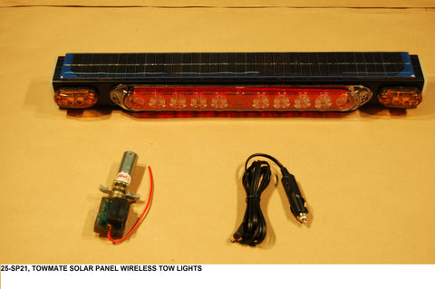 TowMate Solar Panel Wireless Tow Lights