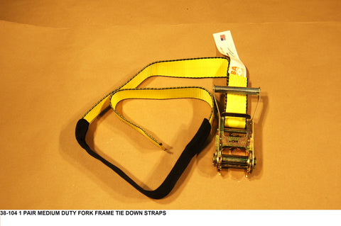 1 Pair Medium Duty Fork Frame Tie Down Straps