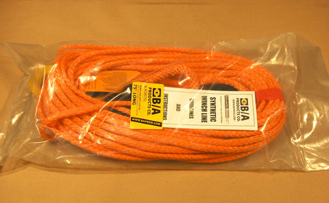 3/8 X 75 Feet Synthetic Rope With Self Latching Hook PN: 4-R3875L