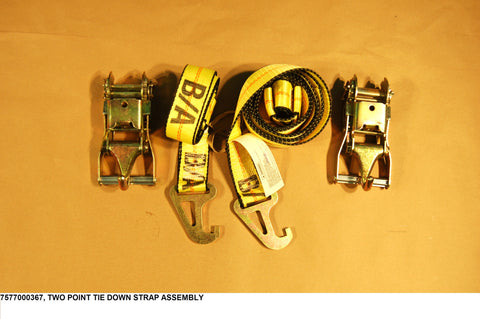 Two Point Tie Down Strap Assembly