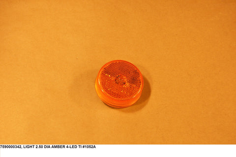 Light 2.50 Dia Amber 4-LED Tl #1052a