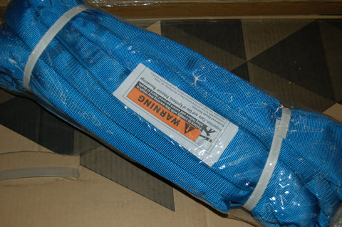 ROUND SLING CONTINOUS BLUE 8 FOOT 21,200 LBS VERTICAL WLL  PN: 38-RSB-8