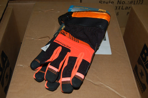 BA PRODUCTS SAFETY WORK GLOVES LIGHTED SIZE MEDIUM SOLD IN PAIRS LH/RH