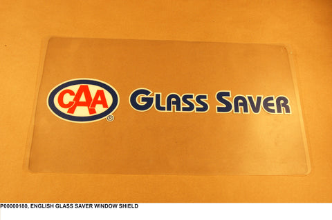 English Glass Saver Window Shield