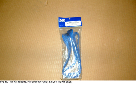 Pit Stop Ratchet & Soft Tie Kit Blue